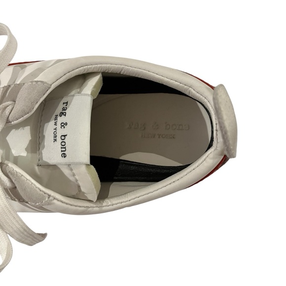 Rag & Bone Retro Runner Nylon & Suede Lace-Up Low-Top Sneakers, Size 38 - Picture 7 of 8